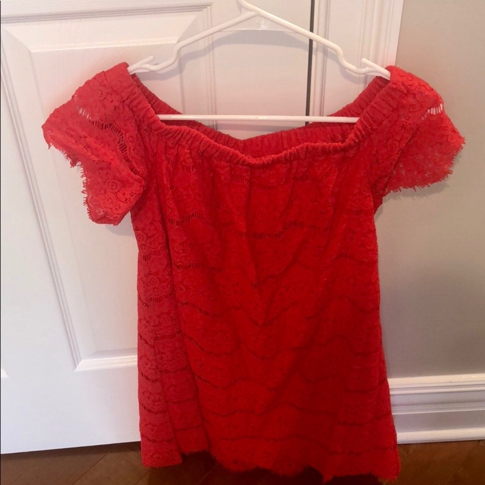 ❤️Trendy red lace dress- must go. ACCEPTING ALL OFFERS!!!!!❤️ - Picture 1 of 5